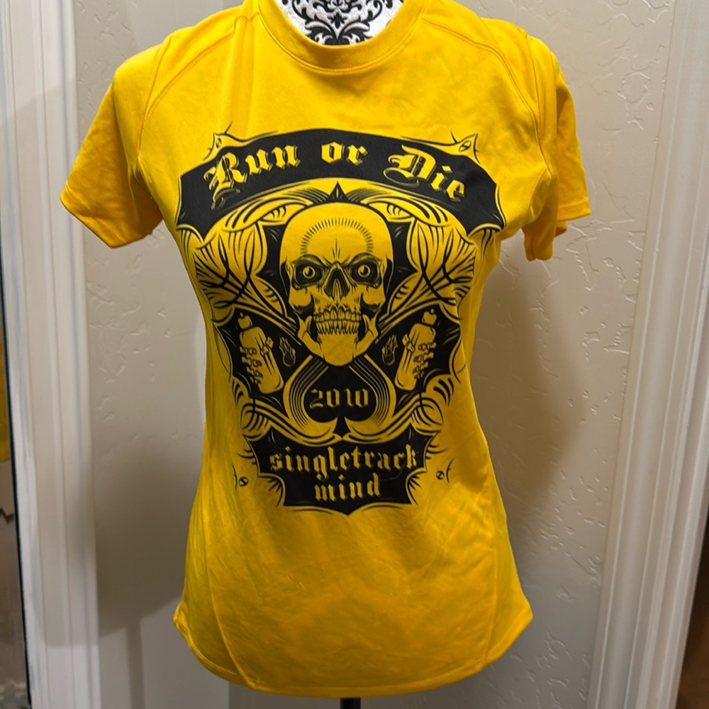 Sport-Tek Yellow Graphic Tee Ink‎ n Burn